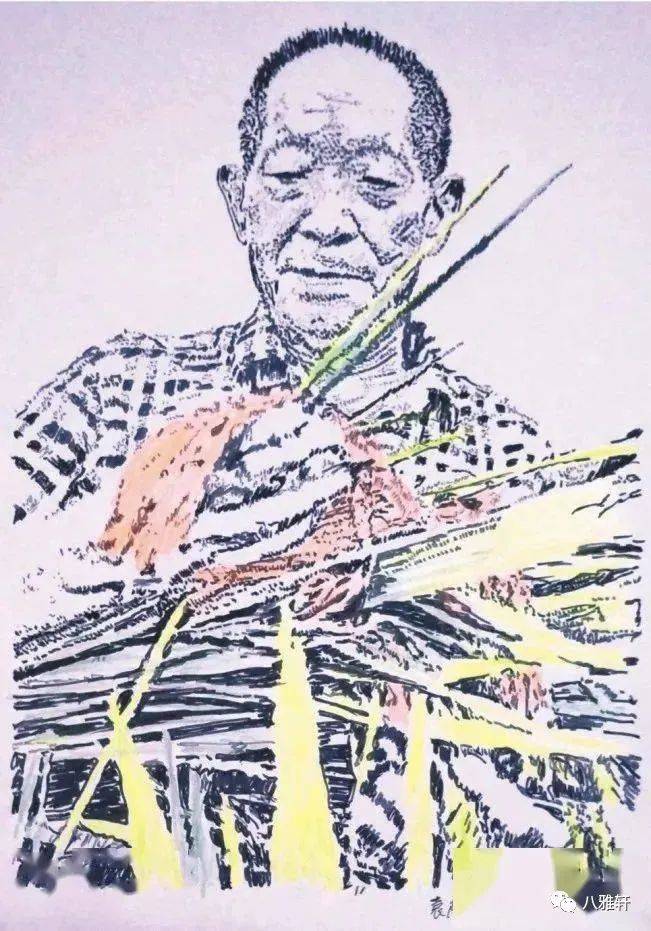 八雅轩丨【八雅丹青】画家笔下的袁隆平!