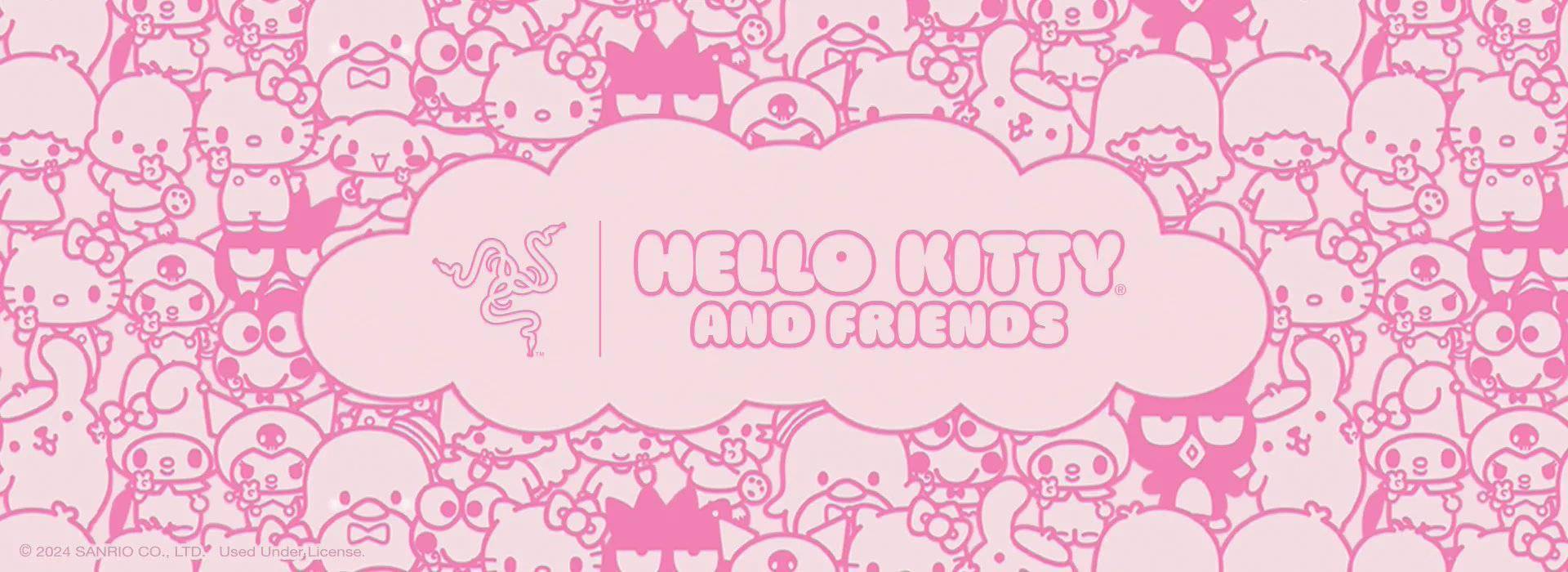 雷蛇官宣推出Razer|Hello Kitty and Friends联名款游戏外设产品