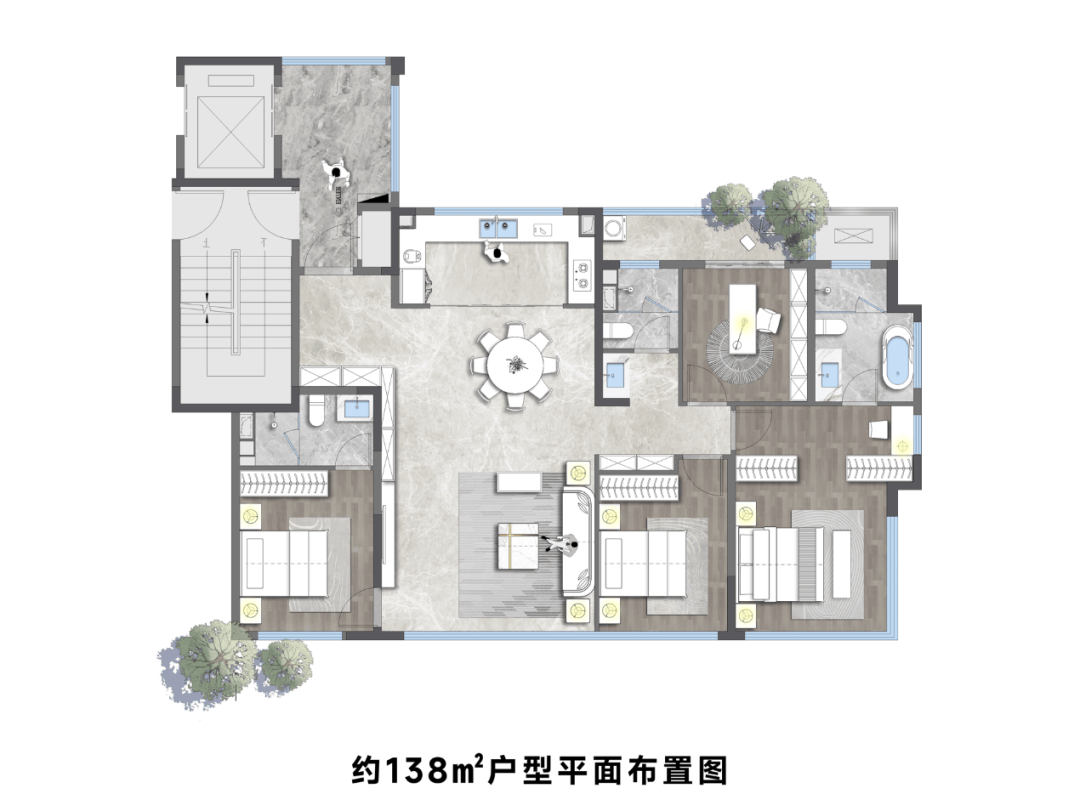 烟台天越湾户型图图片