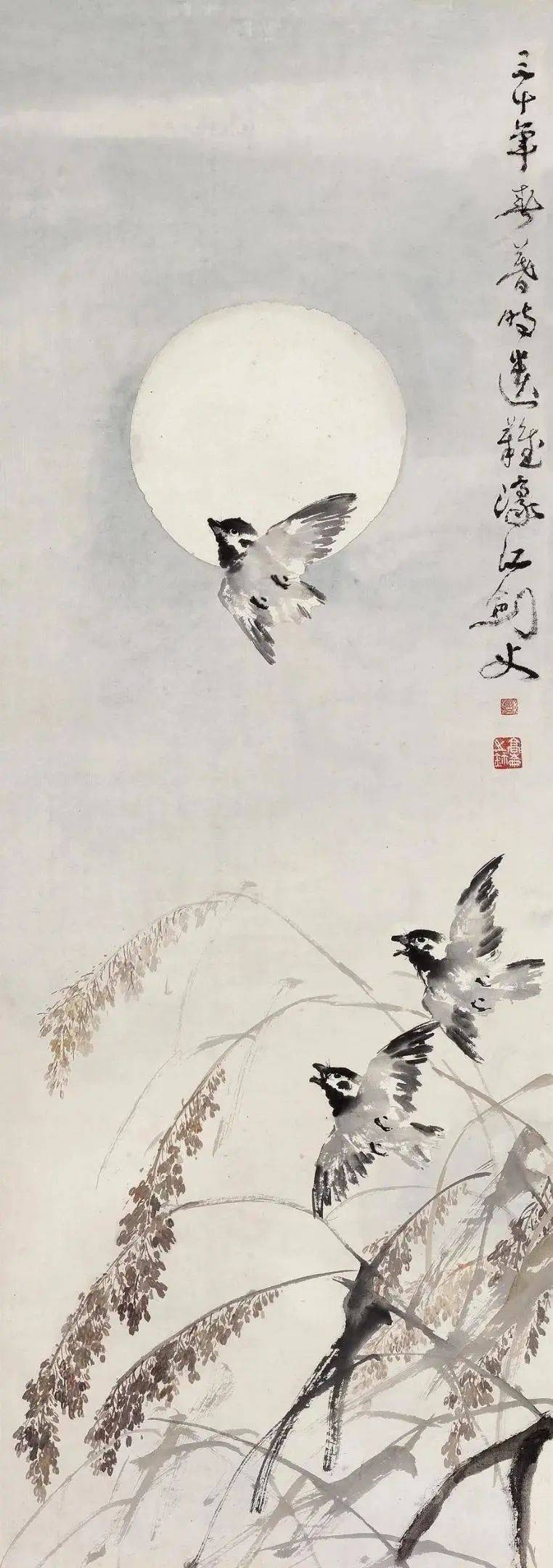 高劍父 花鳥圖 高剑父的花鸟画_中国_美术_绘画