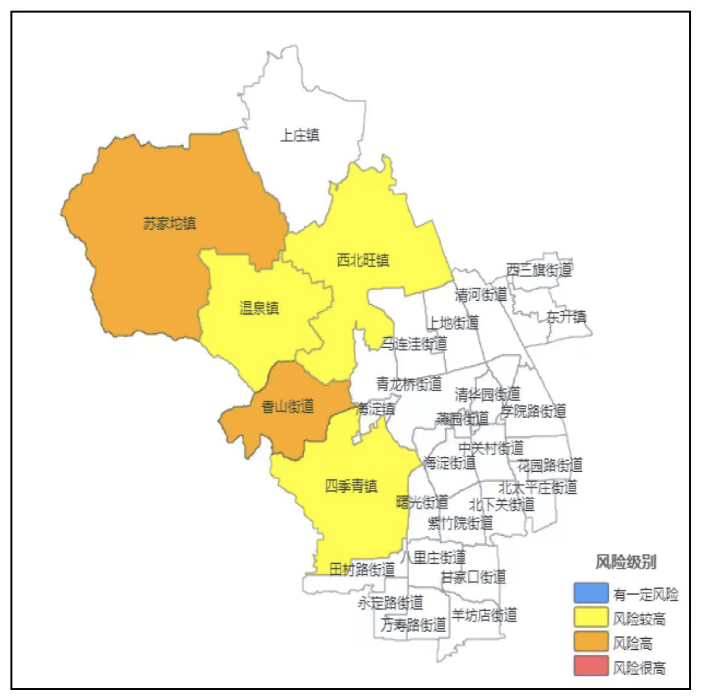 海淀西城分界线图片