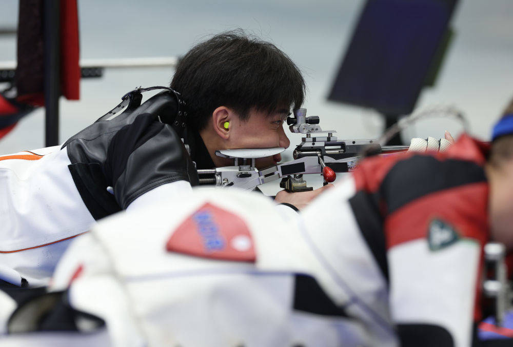 刘宇坤获得射击男子50米步枪三姿金牌!