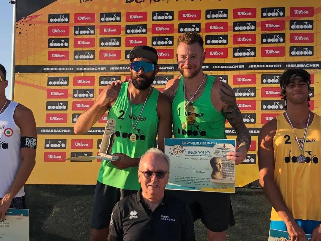 意大利男排扎伊采夫 沙滩排球大进步 赢得胜利 目标40岁打洛杉矶奥运