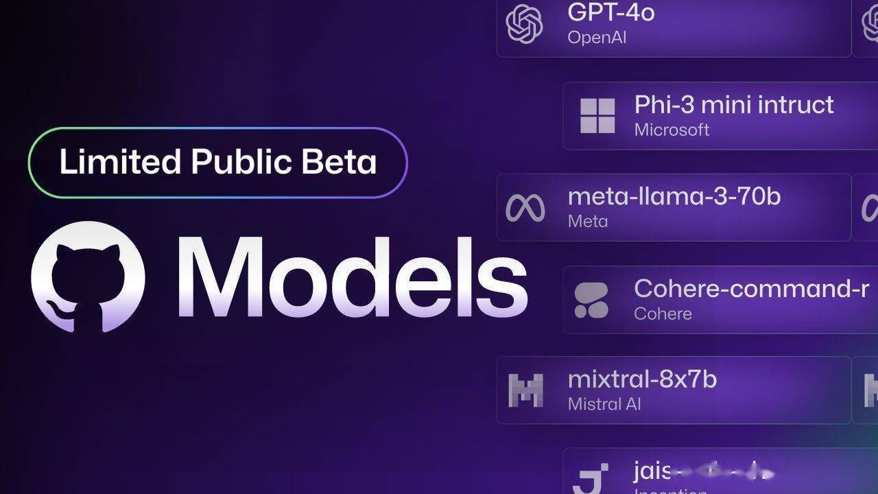 github inmodel Images High Quality Grahic 微软 GitHub 推出 Models 服务:让开发者试用和部署 AI 模型 - 数码前沿 数码之家