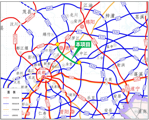 关注!德阳绕城南高速公路项目取得核准批复