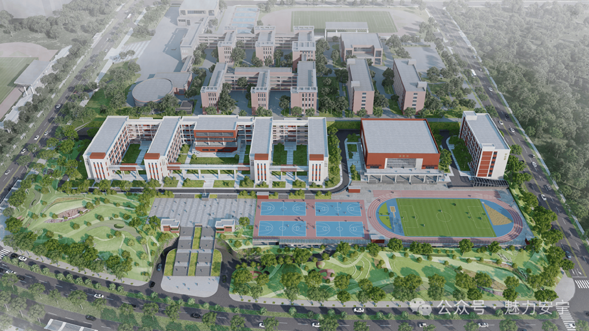 可容纳2160名学生,安宁市石江小学通过工程预验收