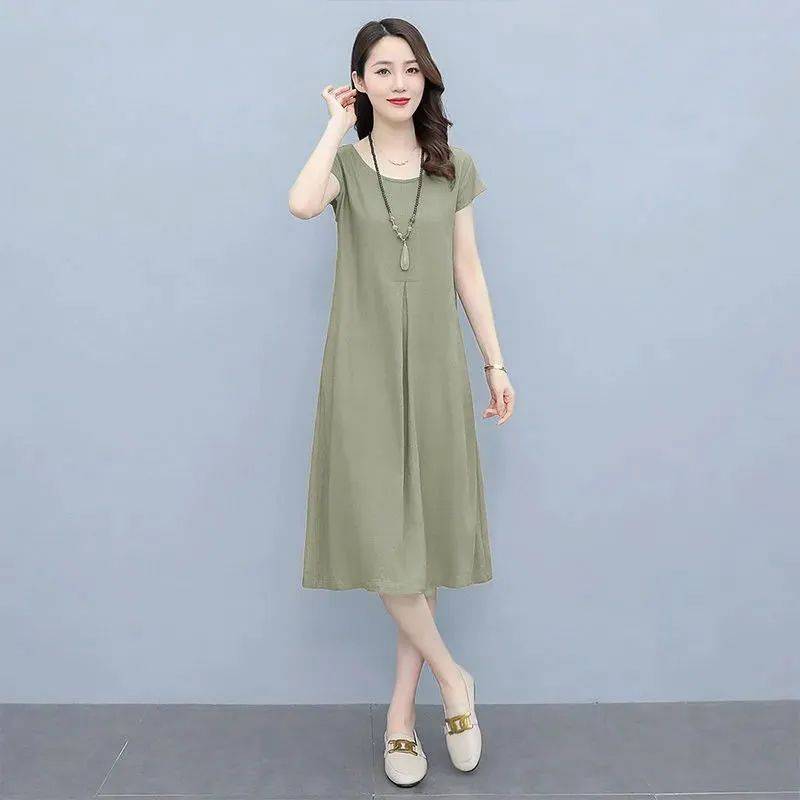 夏季 棉绸连衣裙,夏季新款 可外穿,宽松 显瘦,舒适 透气,轻薄 凉爽!