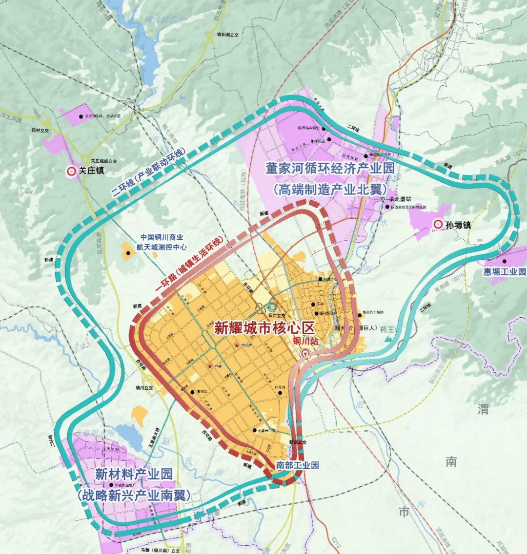 陕西铜川新区未来走向图片