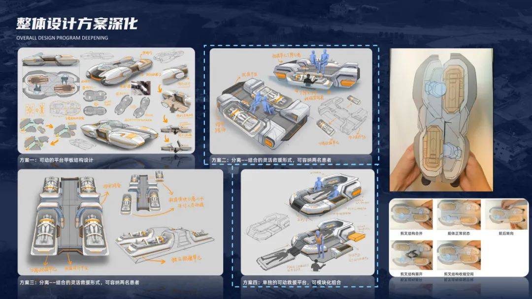 设计方案深化确定设计方案后,我制作了纸板和泡沫样机模型,对设计方案