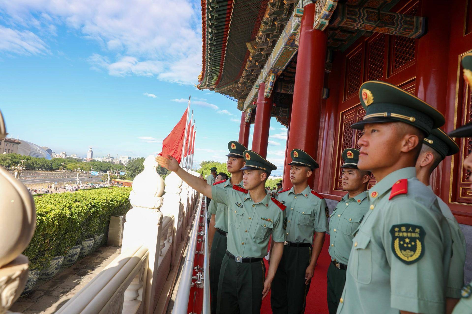 新兵第一课丨天安门武警从这里走向战位