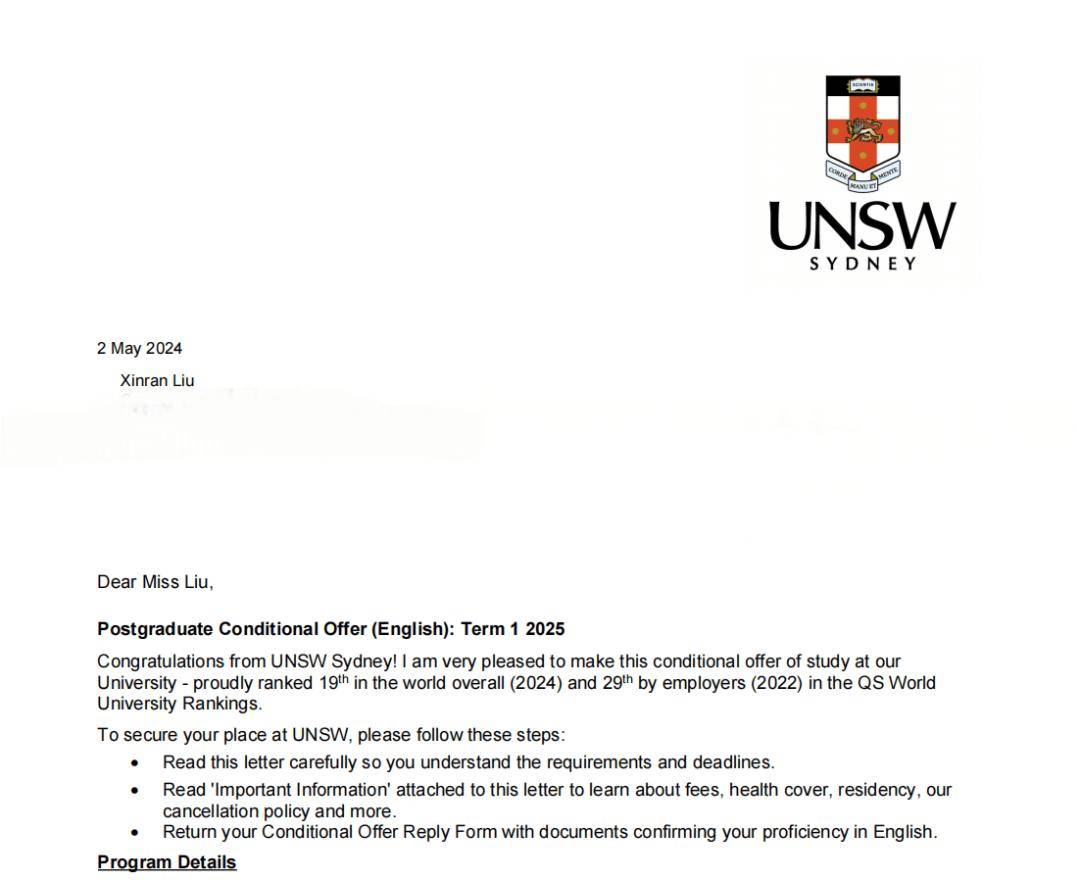 纽卡斯尔大学,约克大学,新南威尔士大学offer学前教育专业人文教育