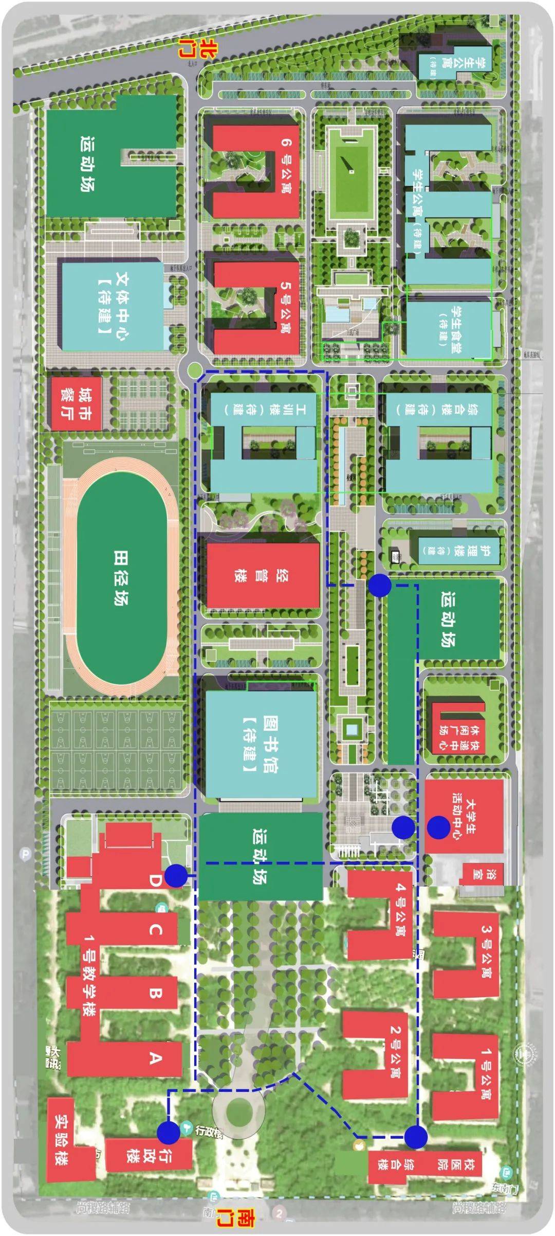 通辽实验中学地图图片