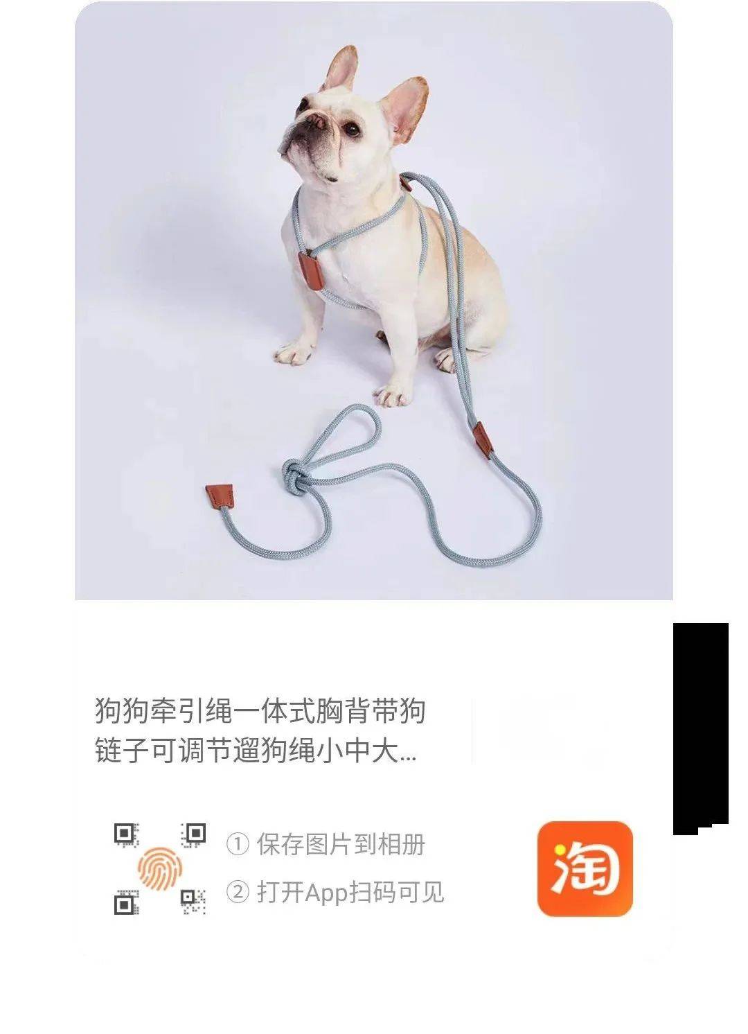 狗用一体式胸背牵引绳,适合各种体型犬种
