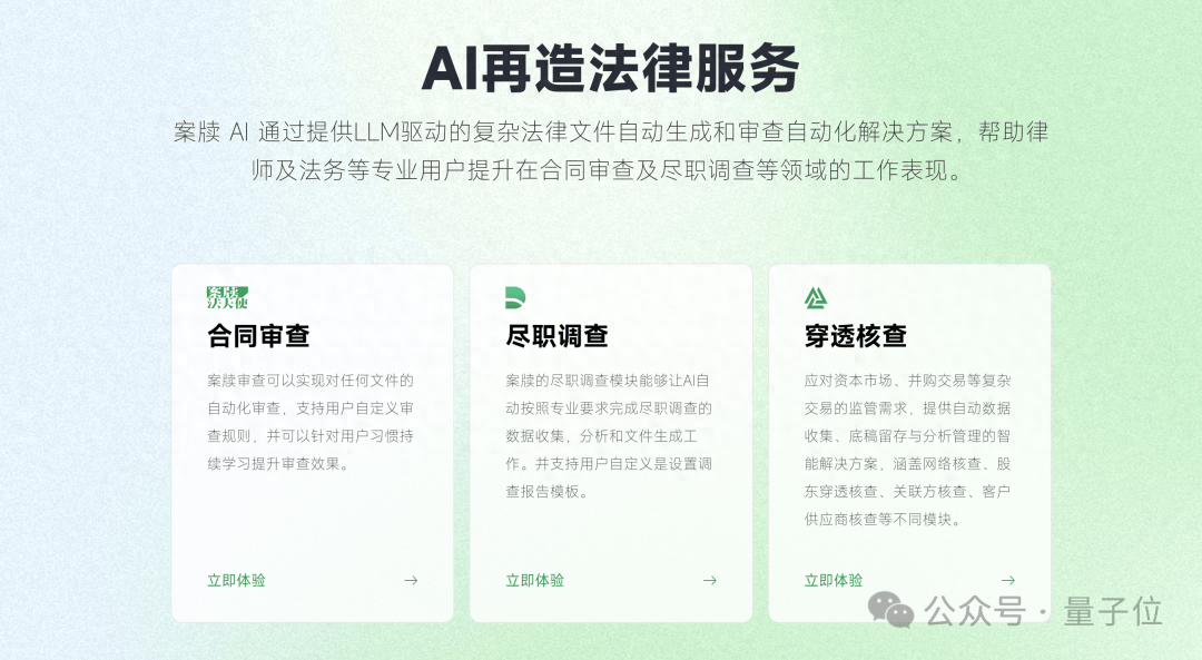 今日直播：AI终结法律行业的Dirty Work｜对话案牍AI_刘振汉_量子_公司