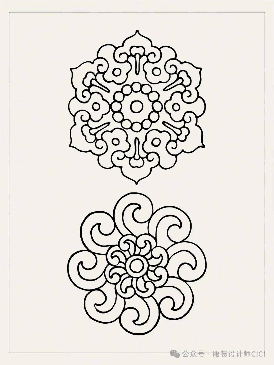 人间富贵"宝相花"!(穿越千年的绝美宝相花纹图案素材)