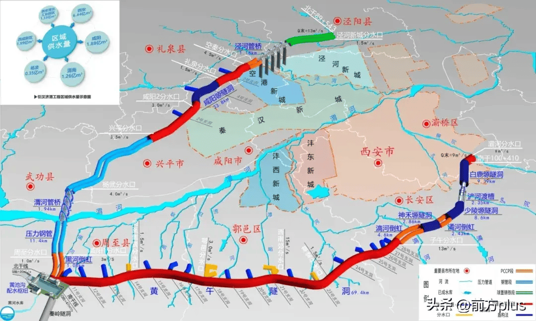 引汉济渭南干线图片