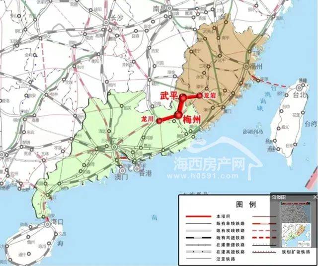 【城建】全长102公里,投资193亿元!福建又一条高铁全线开建