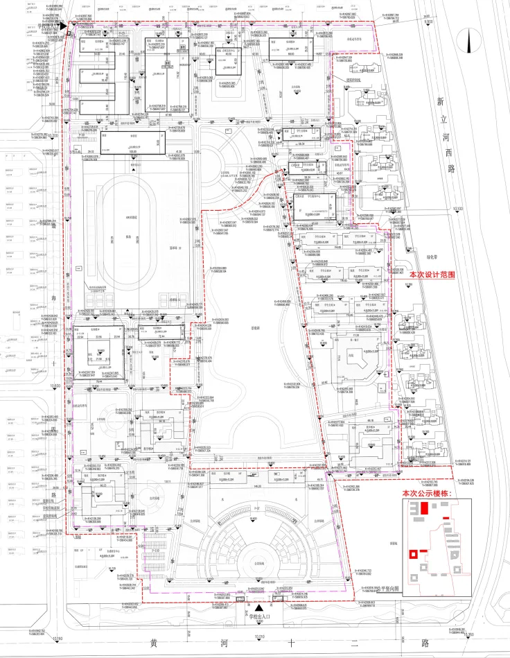 滨州学院教学楼分布图图片