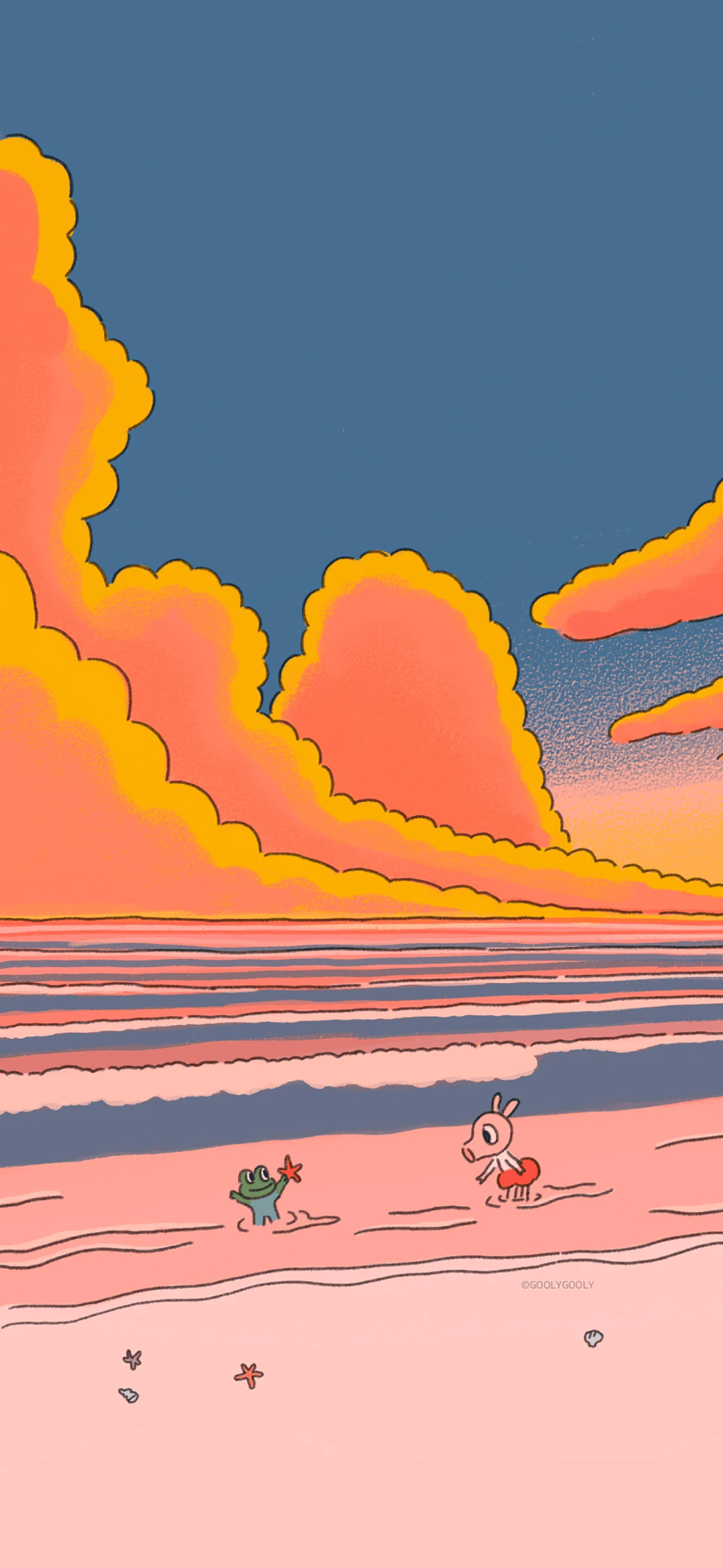 好看风景可爱插画壁纸