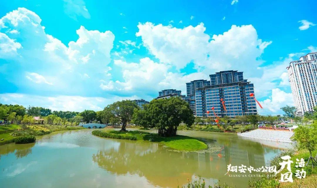 县市风采|露营、足球约起!厦门翔安最大的公园开放啦!_翔安区_景观_花海