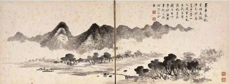 刘子久的北宗山水，雄壮、绝美_天津_国画_书画