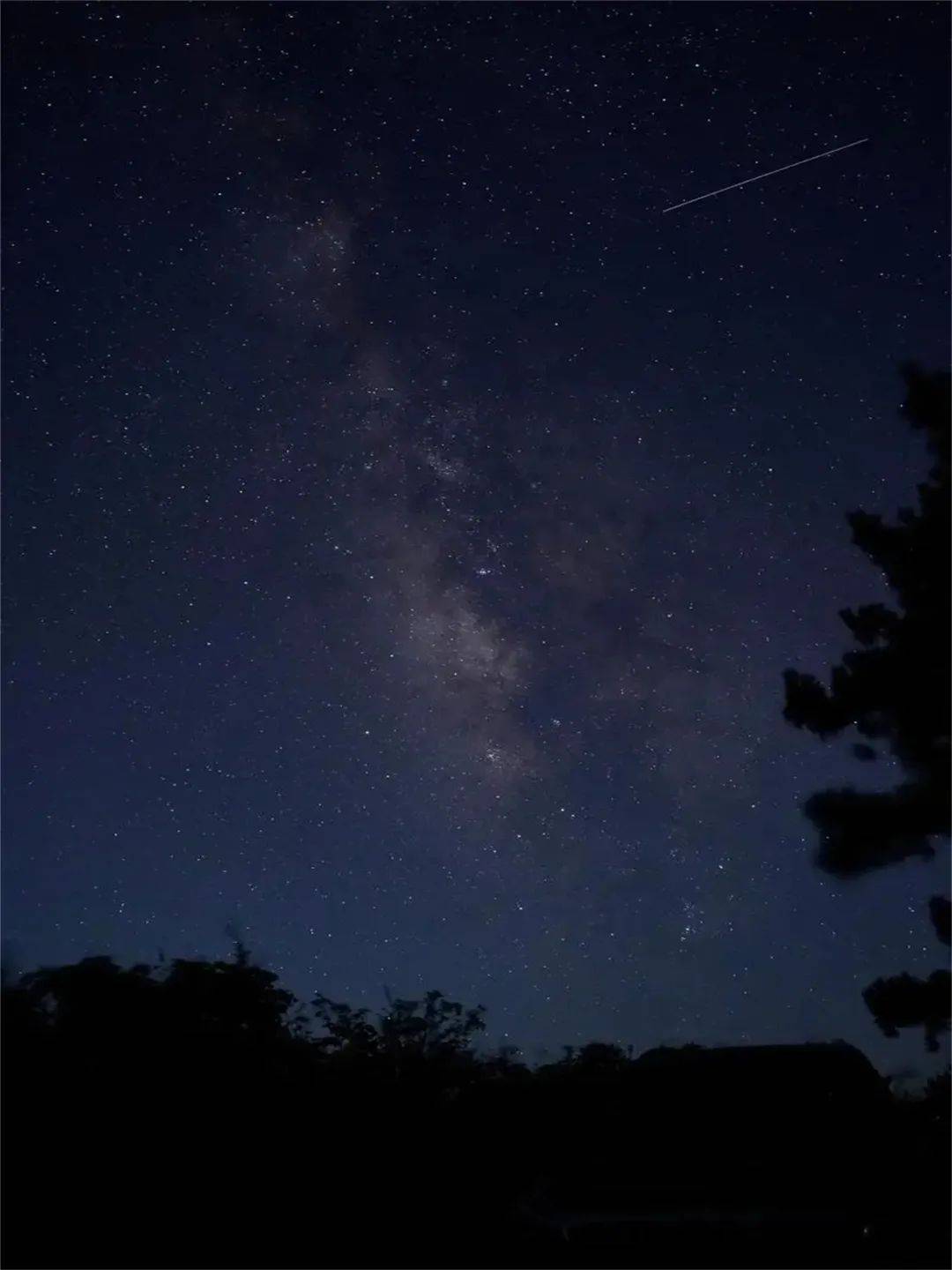 普通夜空照片真实图片