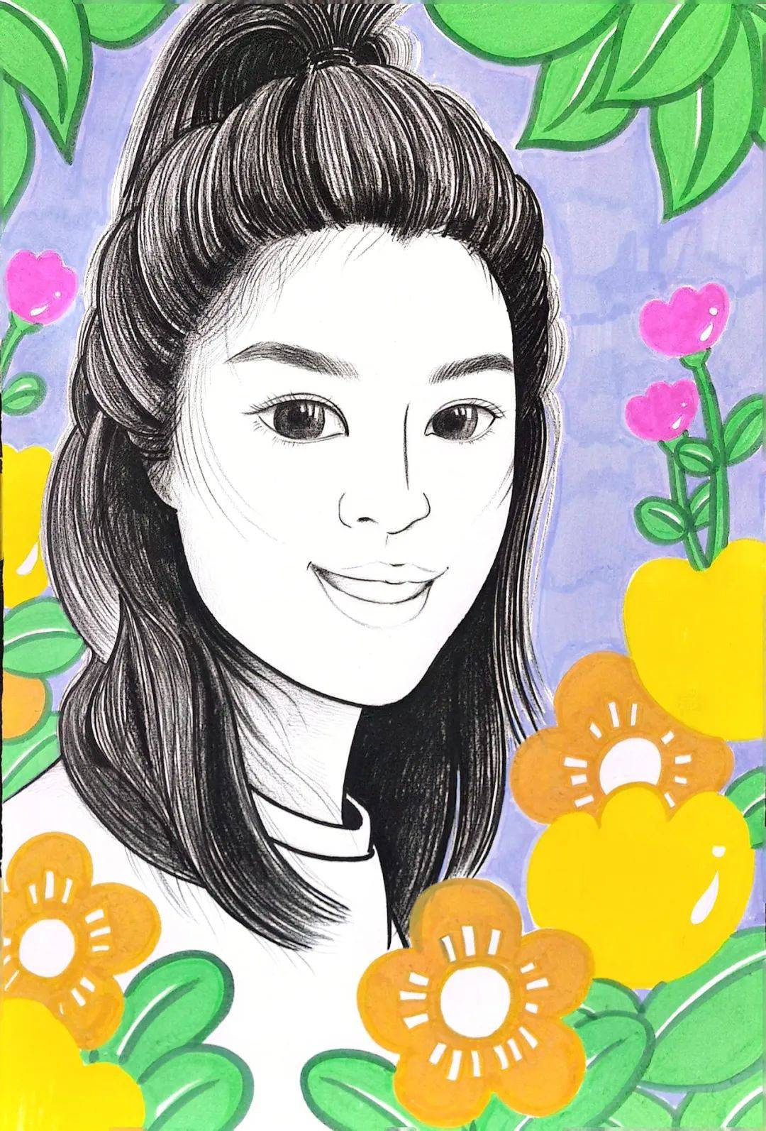 "我心中的最美老师"创意绘画作品展览