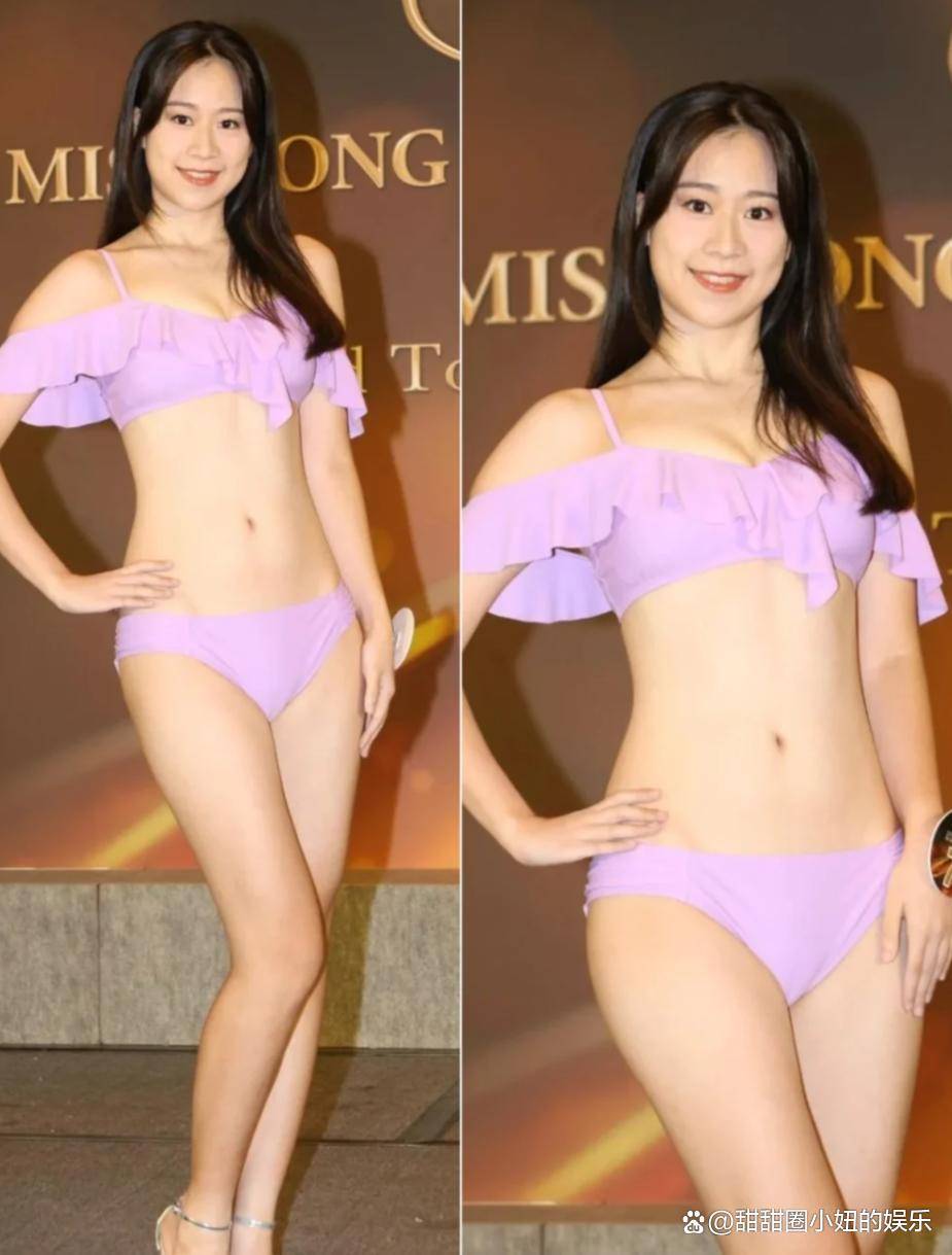 香港小姐泳装首次亮相!8号成新封咪神,冠军头大身体小感觉奇怪