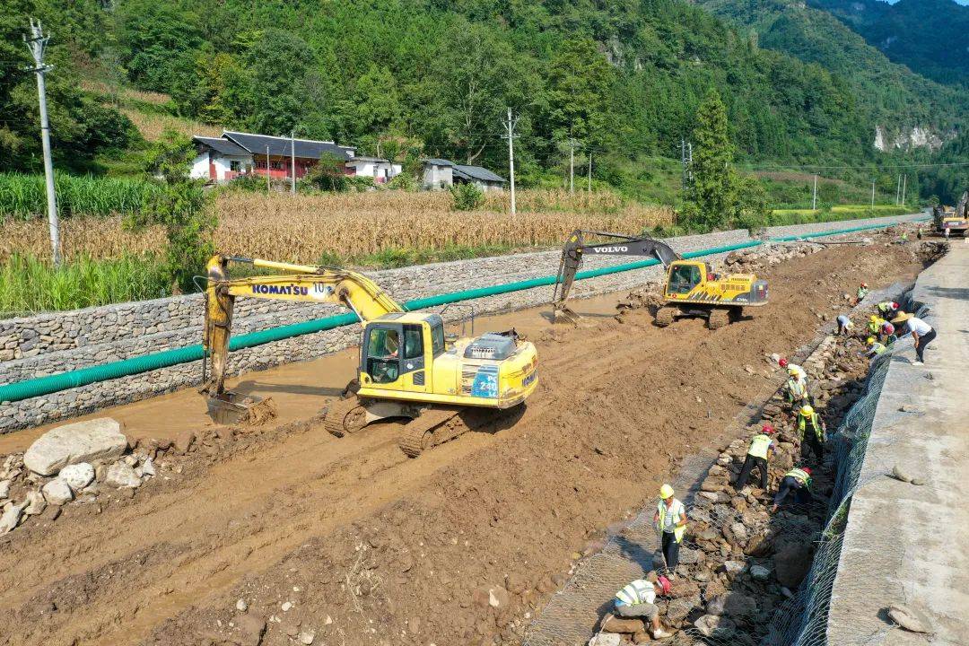 绥阳:芙蓉江河道治理工程建设如火如荼_工程学_km_施工