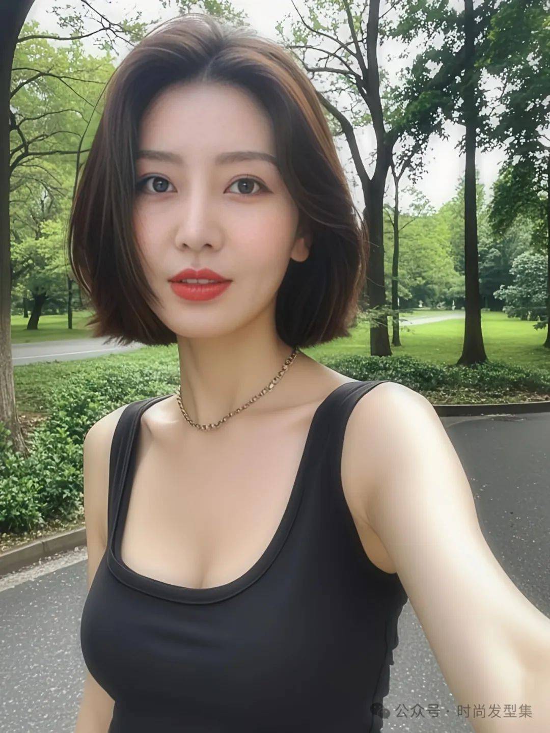 秋季吸晴学生头妹妹头38秒变18