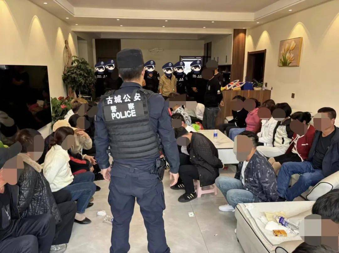 28人聚众赌博 被一锅端