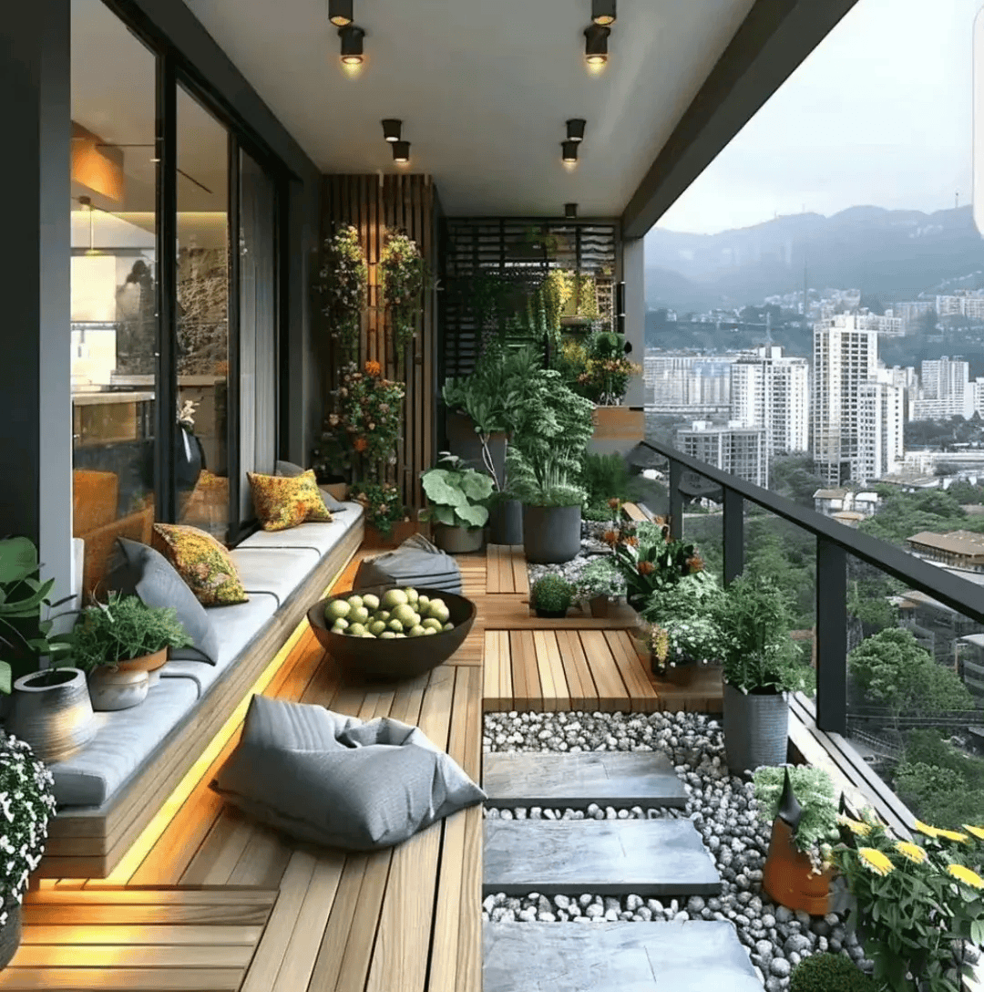 阳台美成这样,你还羡慕别人的别墅花园吗?