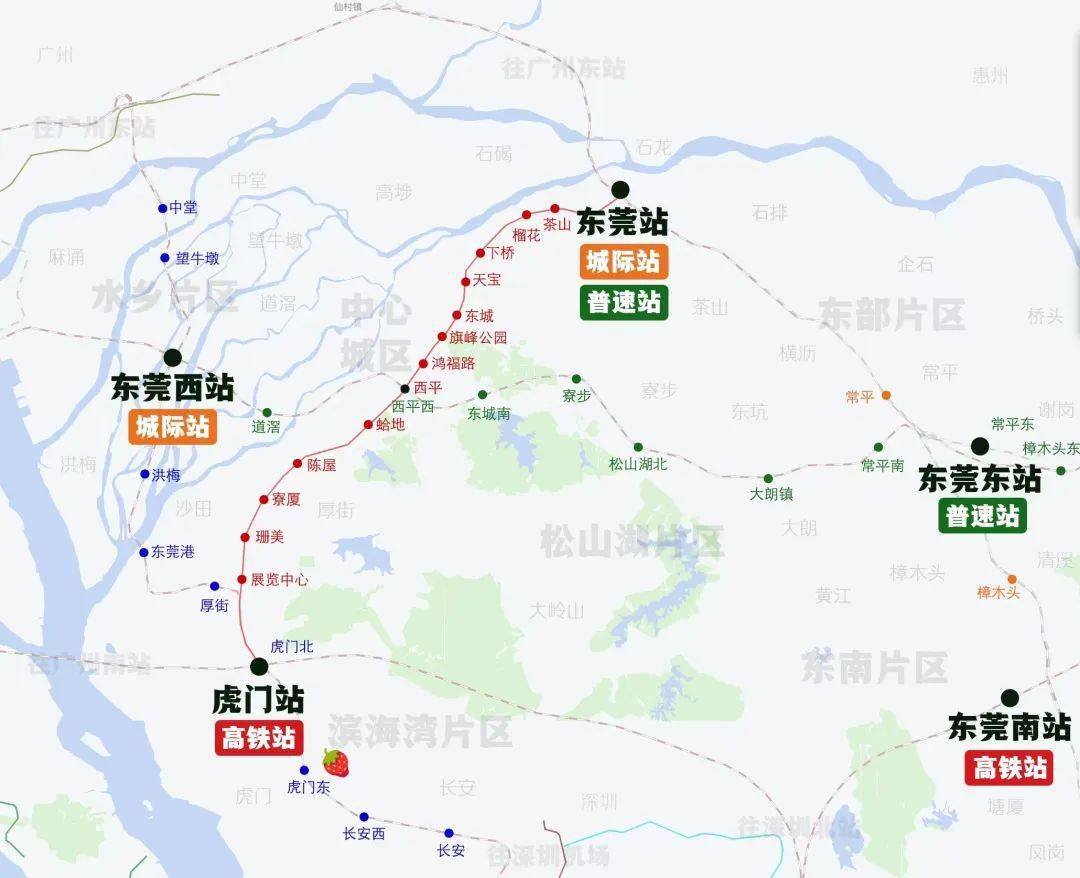 虎门东站线路轻轨图图片