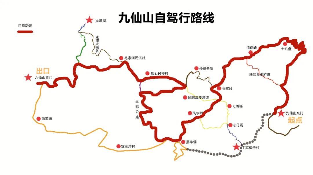 日照九仙山景区游览图图片