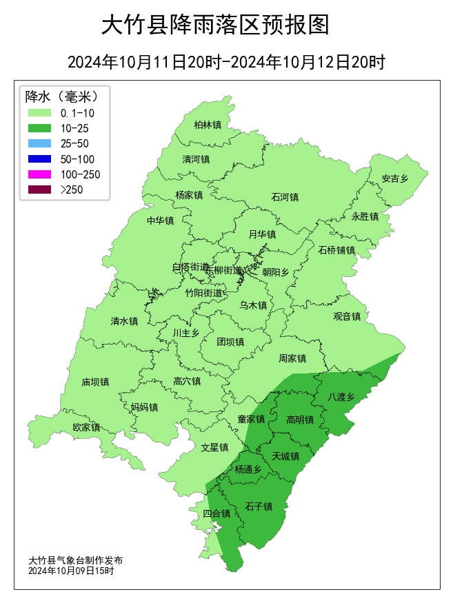 大竹县城市地图图片