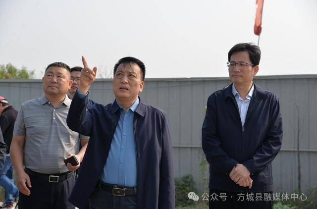 方城县委书记段文汉调研重点项目推进情况