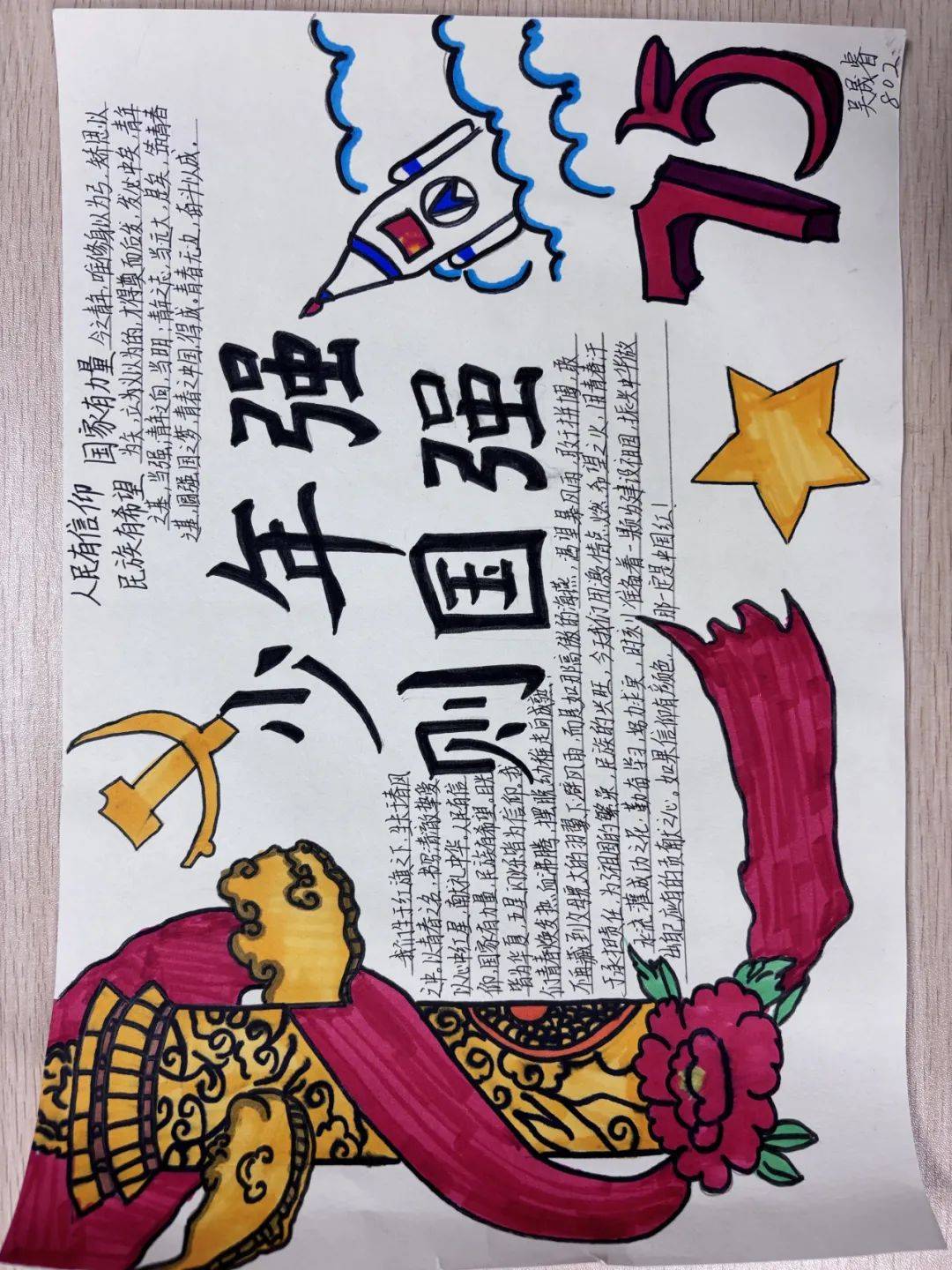 "少年强·则国强"手抄报设计大赛圆满结束,获奖作品及名单公布