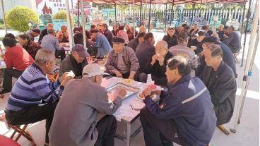滨州市博兴县吕艺镇崔庙村重阳敬老情,孝善食堂暖人心