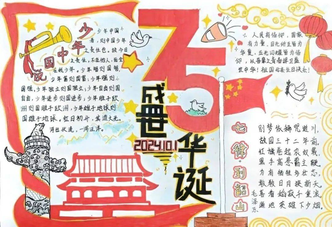 100周年手抄报内容图片