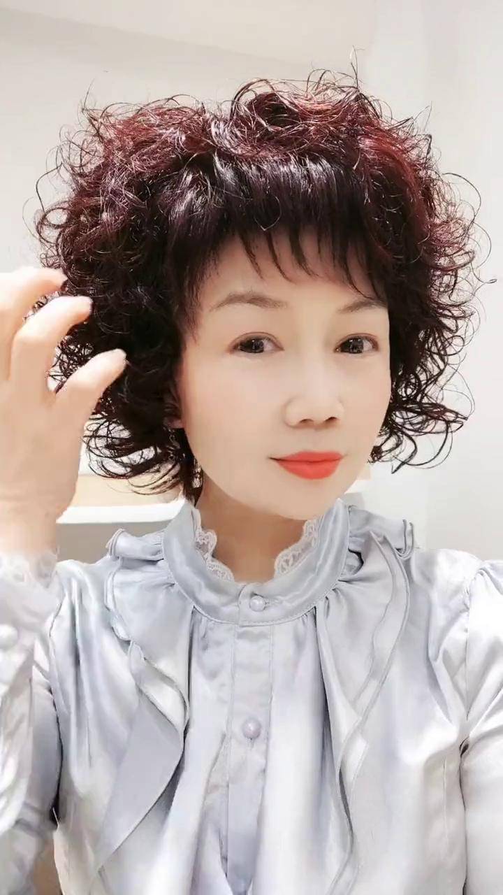 ef时尚假发 全手织真发 遮盖白发 直播带货 来阿兰老师直播间挑选发型