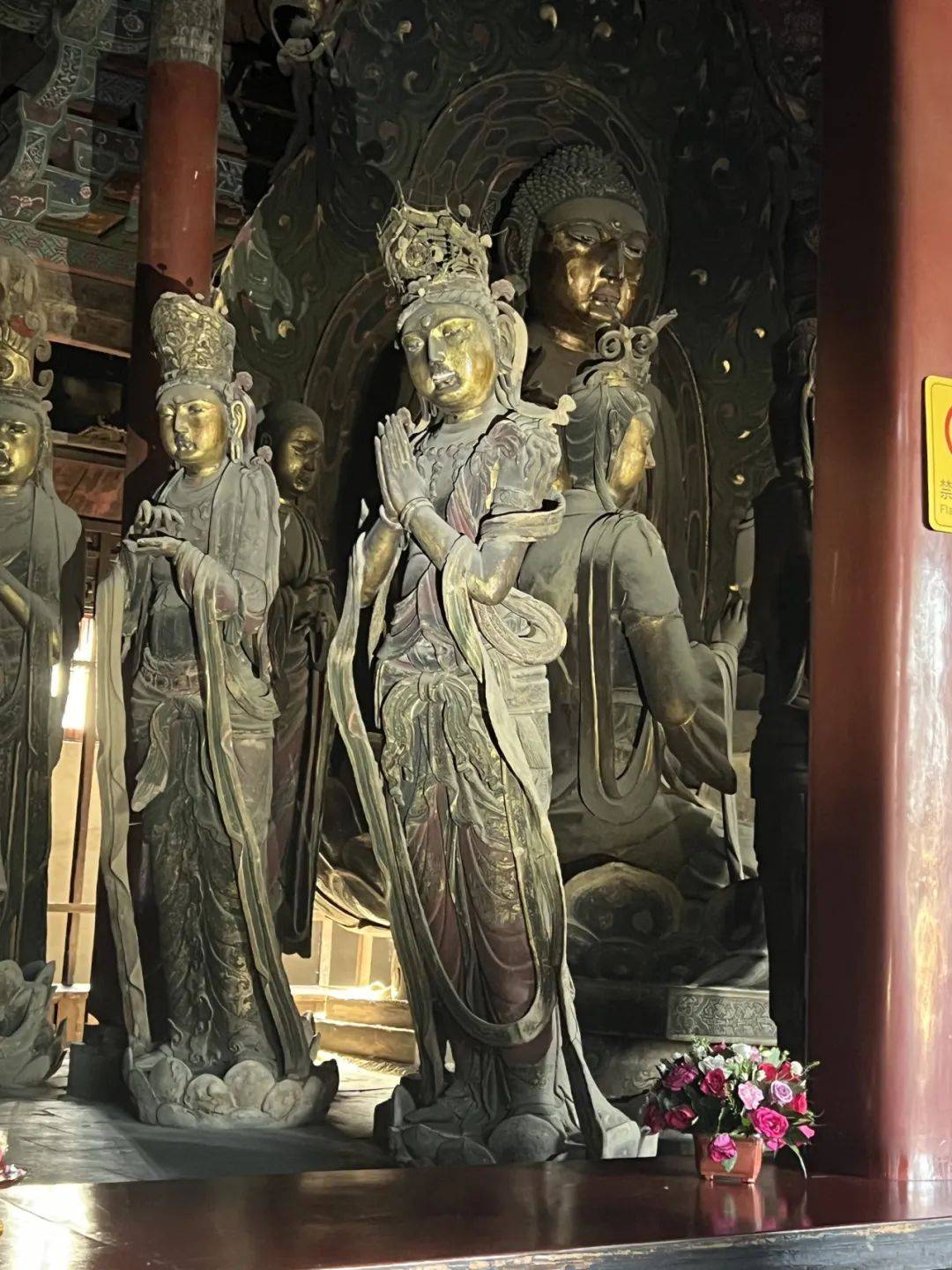 大同华严寺"墙上画满飞雪"?官方神回复:喳喳喳喳喳