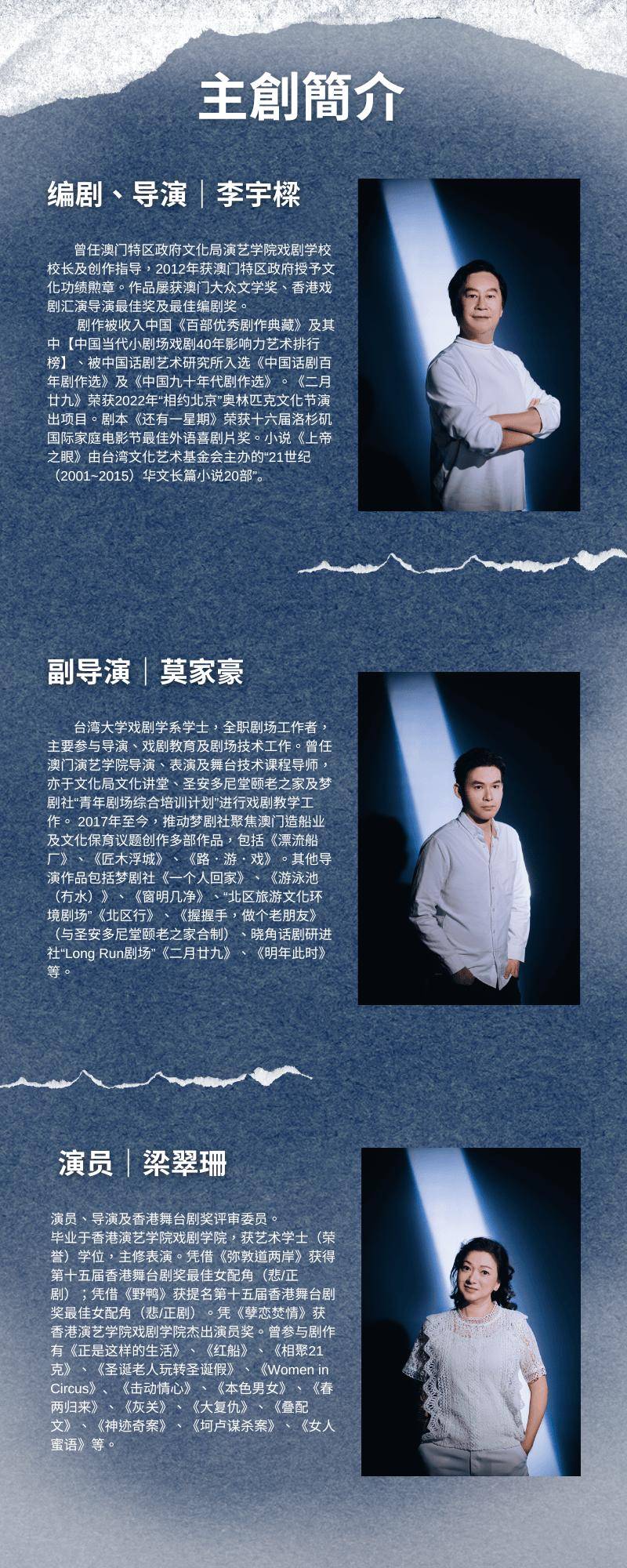 陈蔚风化妆设计:黄嘉恩制作人:卢耀华,杨彬制作经理:沈敏琪执行制作