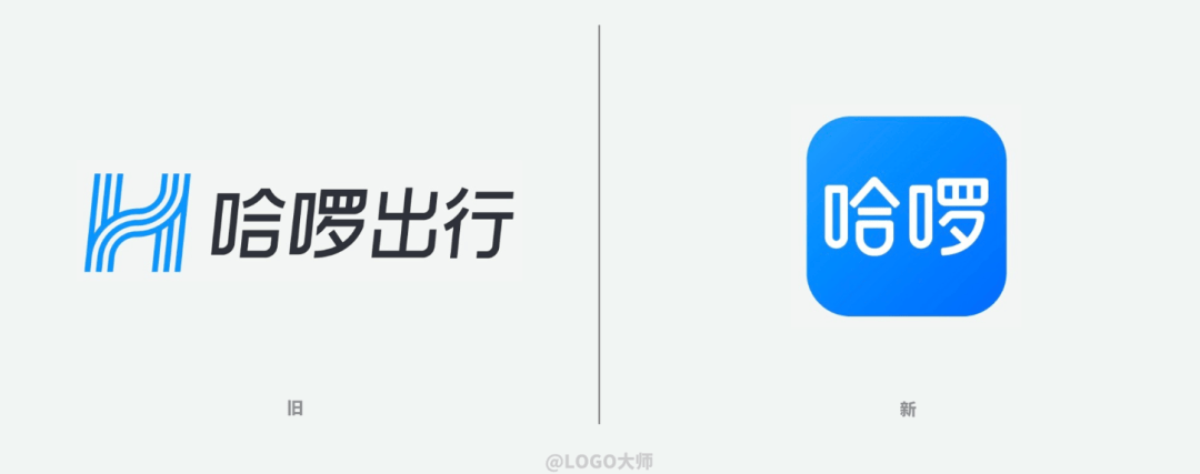 哈啰换LOGO后,叮嗒出行也换新!_设计_品牌_单车