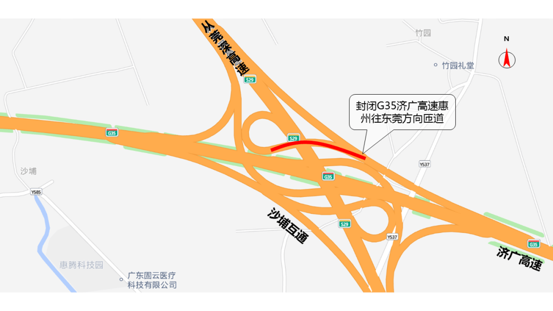 从莞深高速路线图图片