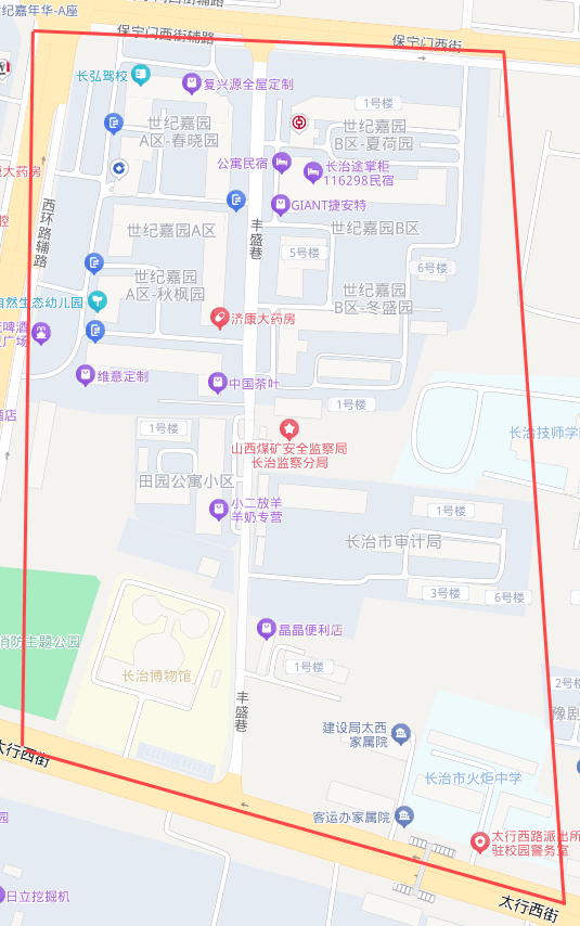 长治街景地图图片