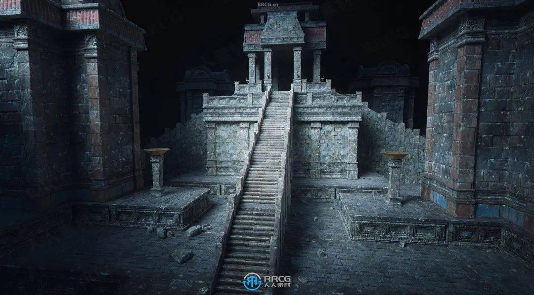 古老神秘古代遗迹建筑景观环境场景3d模型合集