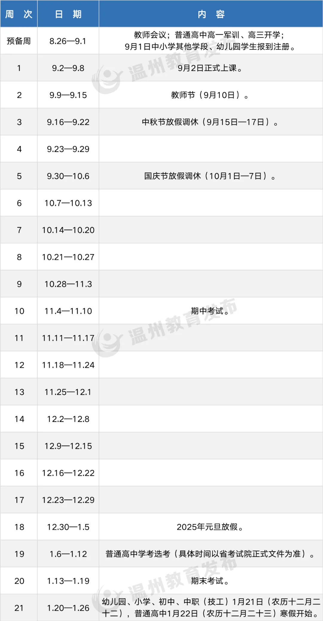 2020年寒假放假时间图片