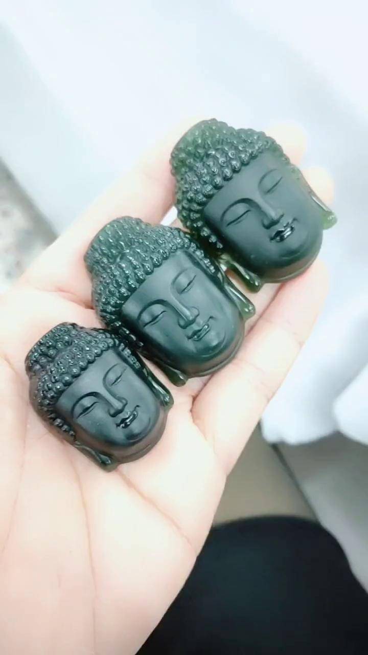 岫玉一八零料佛头玉石 玉 岫玉 佛头 挂件