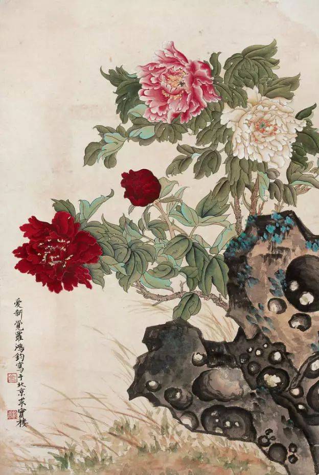 金鸿钧的花鸟别具一番风味,值得收藏!_爱新觉罗_工笔_传统