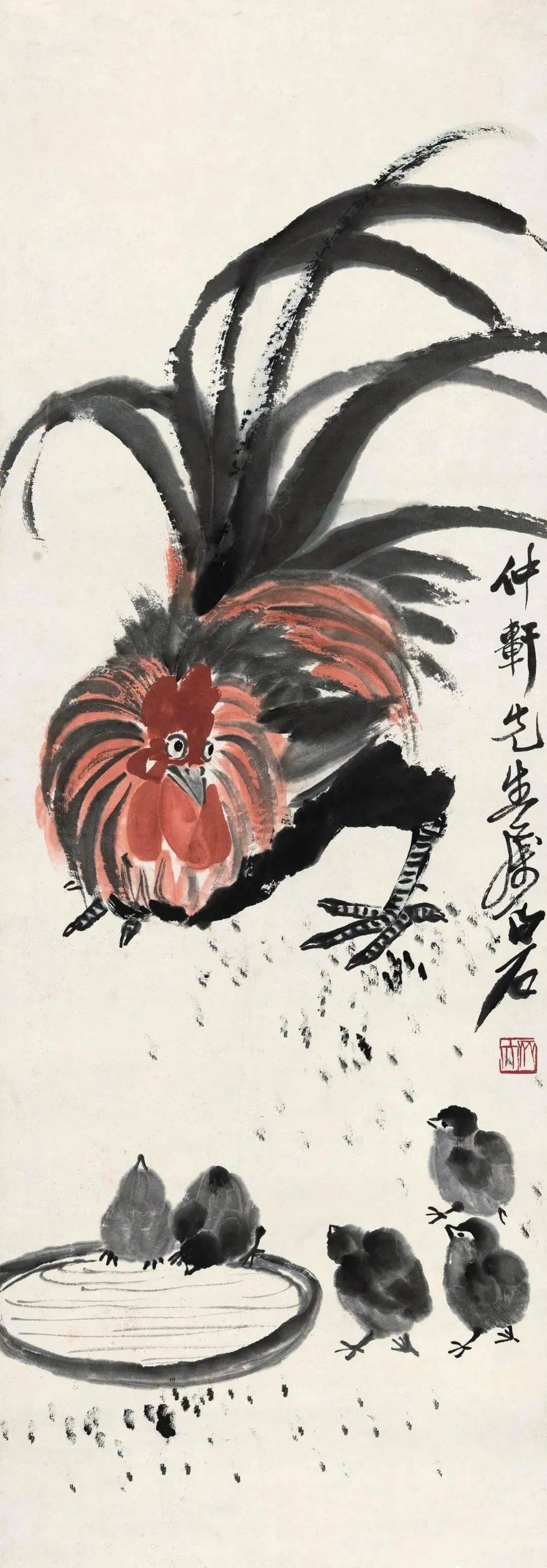 齐白石这七只鸡,每只500万